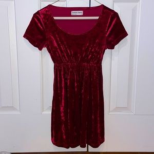 American Apparel babydoll velvet dress
